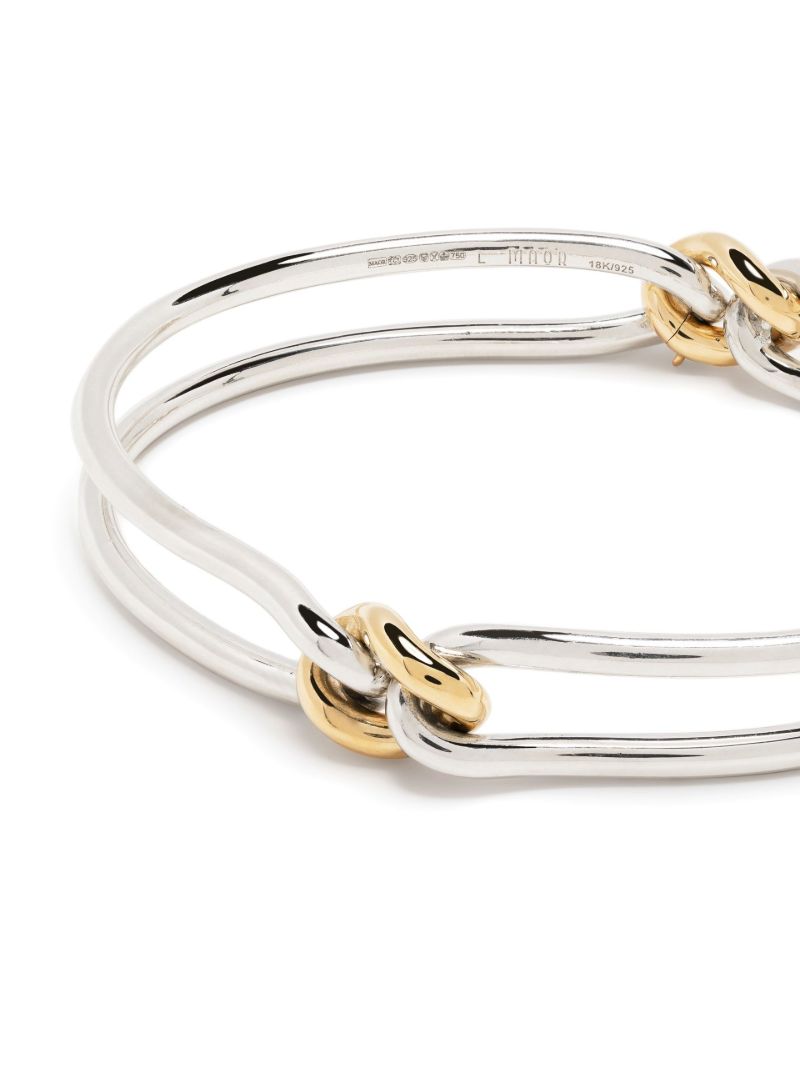 Sterling Silver Unity Bangle Bracelet