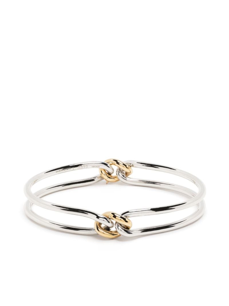 Sterling Silver Unity Bangle Bracelet