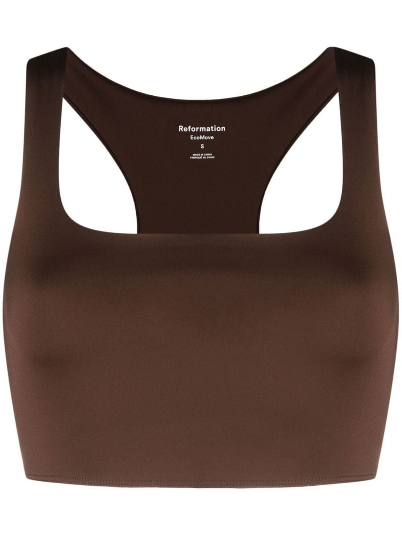Brown Gwen Ecomove Training Sports Bra