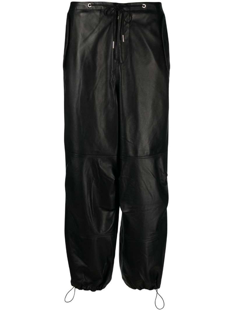 Black Fae Leather Trousers