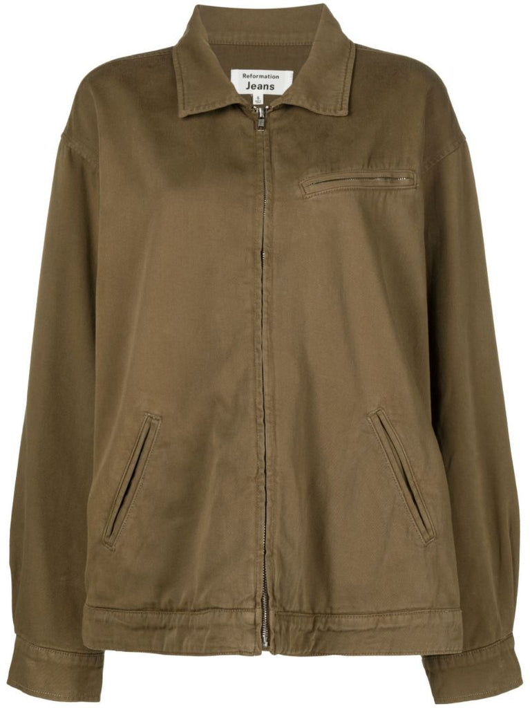 Green Marco Bomber Jacket