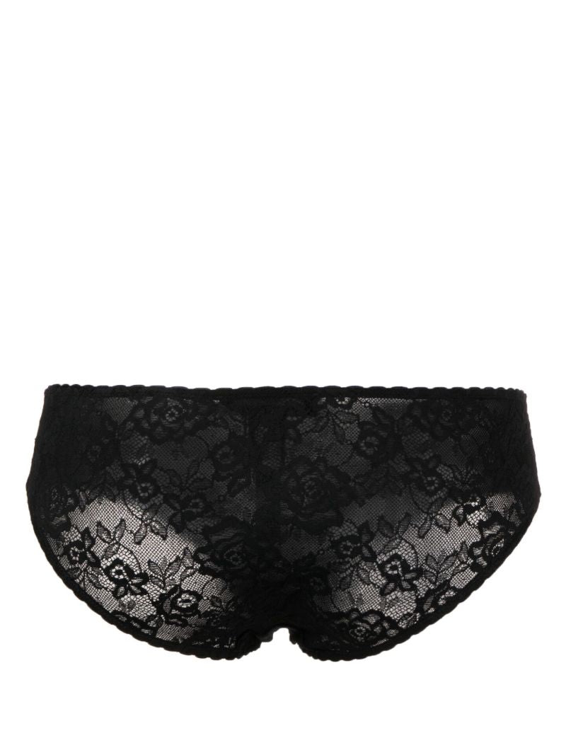 X Kim Kardashian Black Lace Briefs
