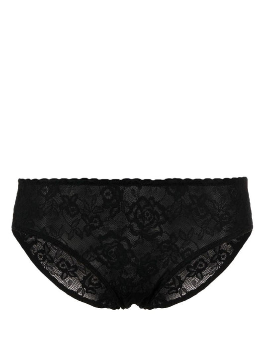 X Kim Kardashian Black Lace Briefs