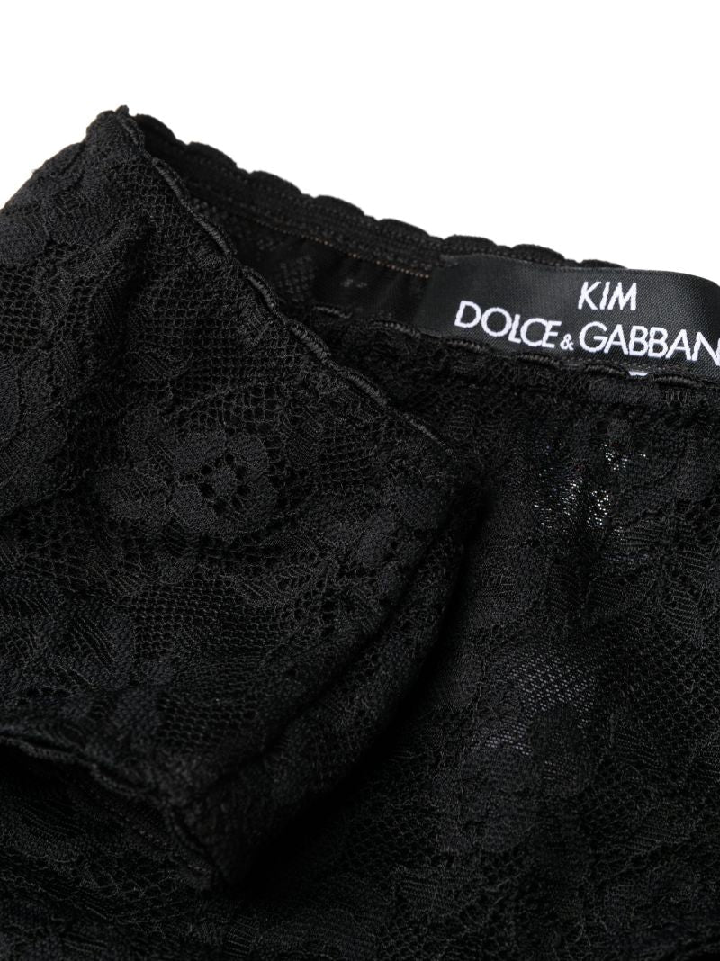 X Kim Kardashian Black Lace Briefs