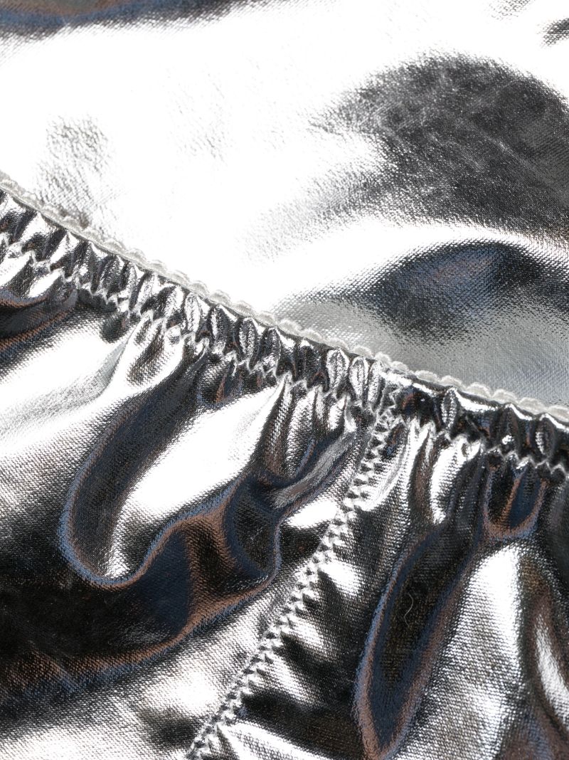 X Kim Kardashian Silver-tone Metallic Boxers