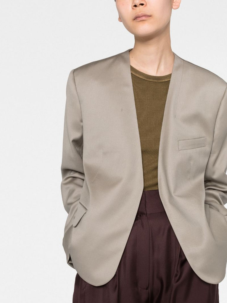 Grey Wool Blazer