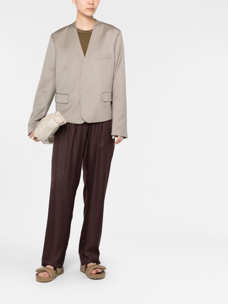 Grey Wool Blazer