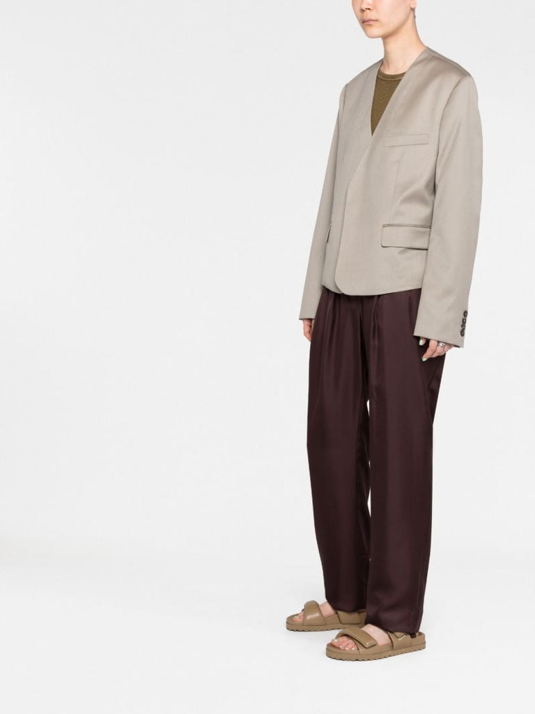 Grey Wool Blazer