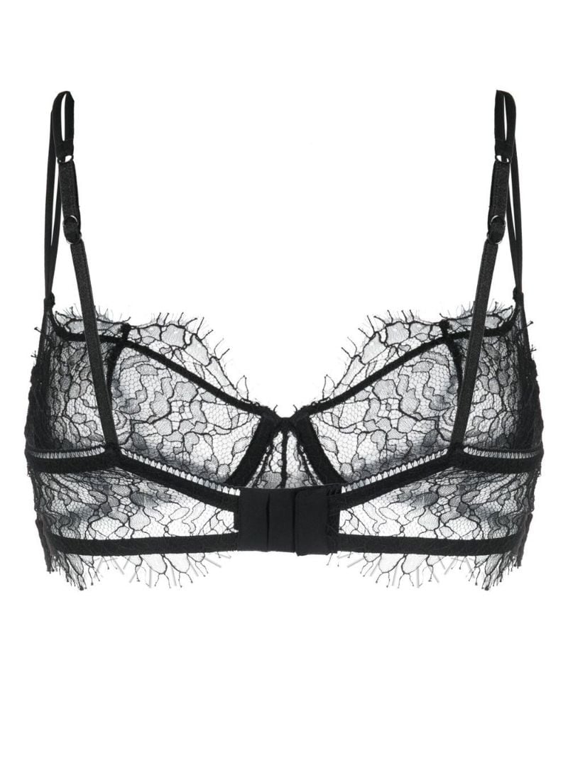Black Spell on You Balconette Lace Bra