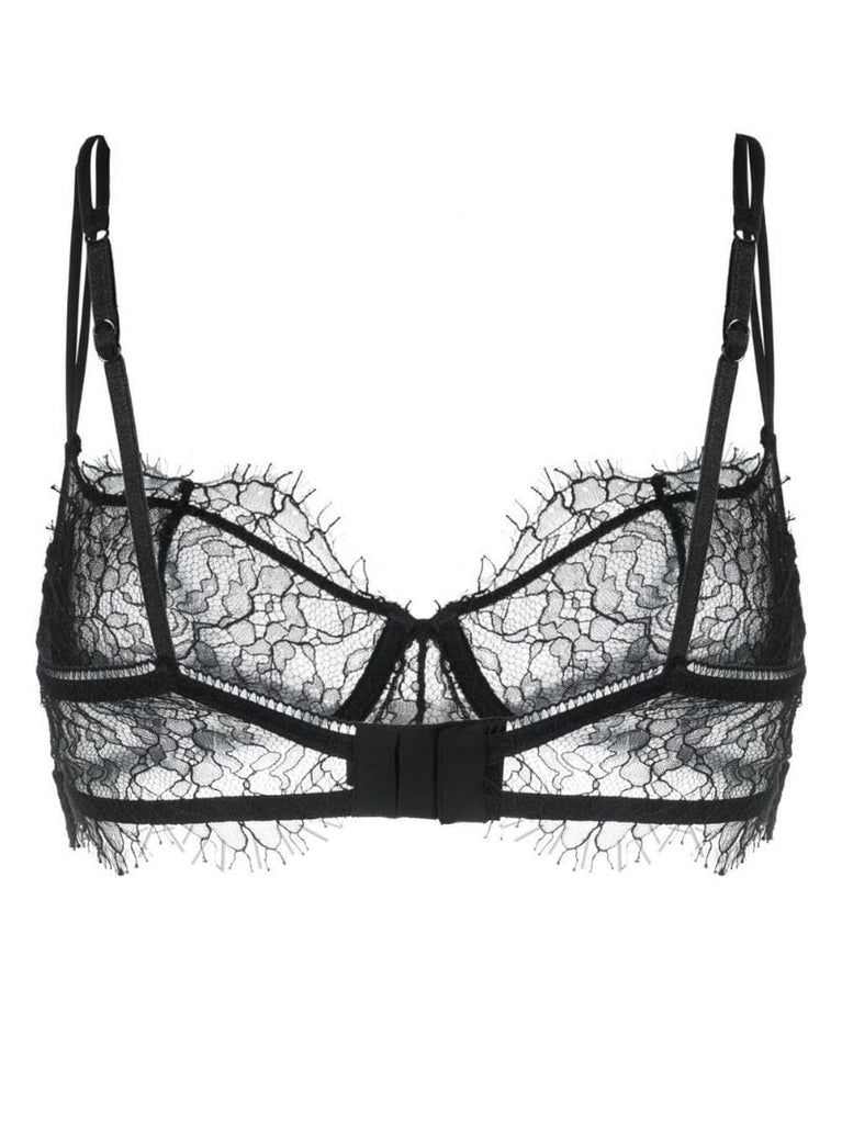 Black Spell on You Balconette Lace Bra