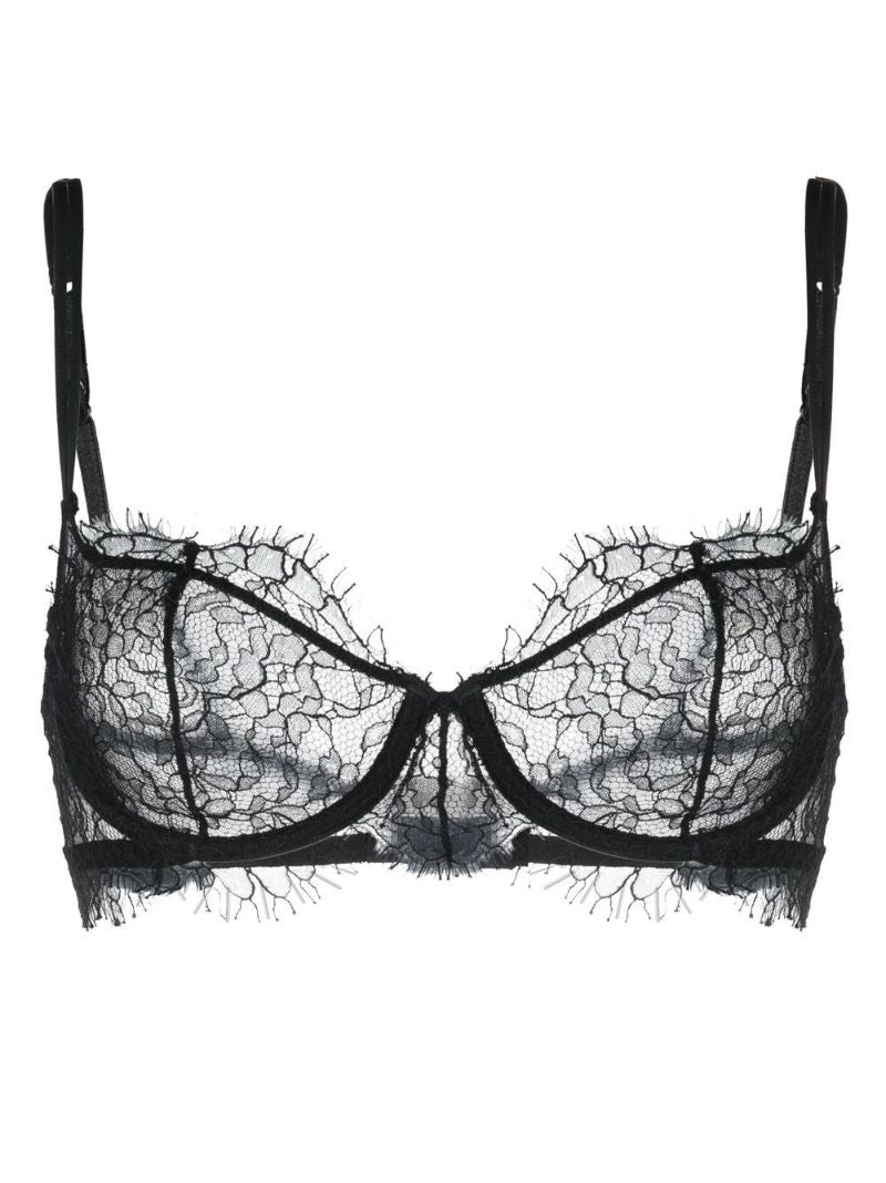 Black Spell on You Balconette Lace Bra