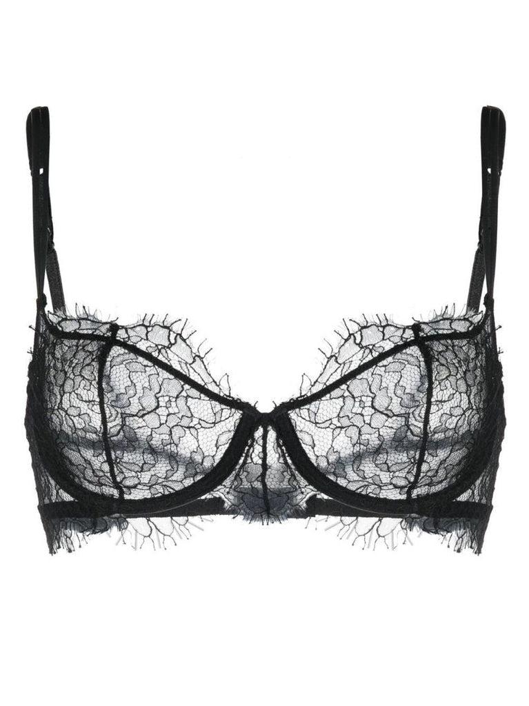 Black Spell on You Balconette Lace Bra