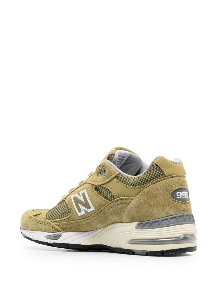 Green Made in Uk 991 Suede Sneakers