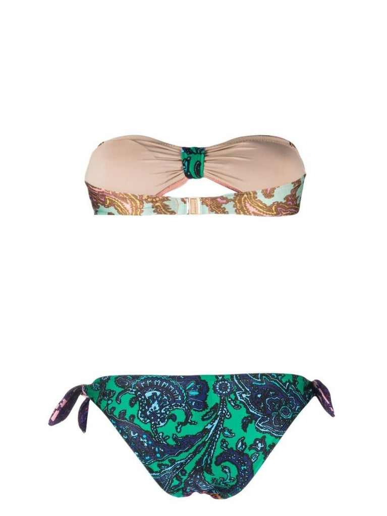 Pink Tiggy Paisley Print Bikini