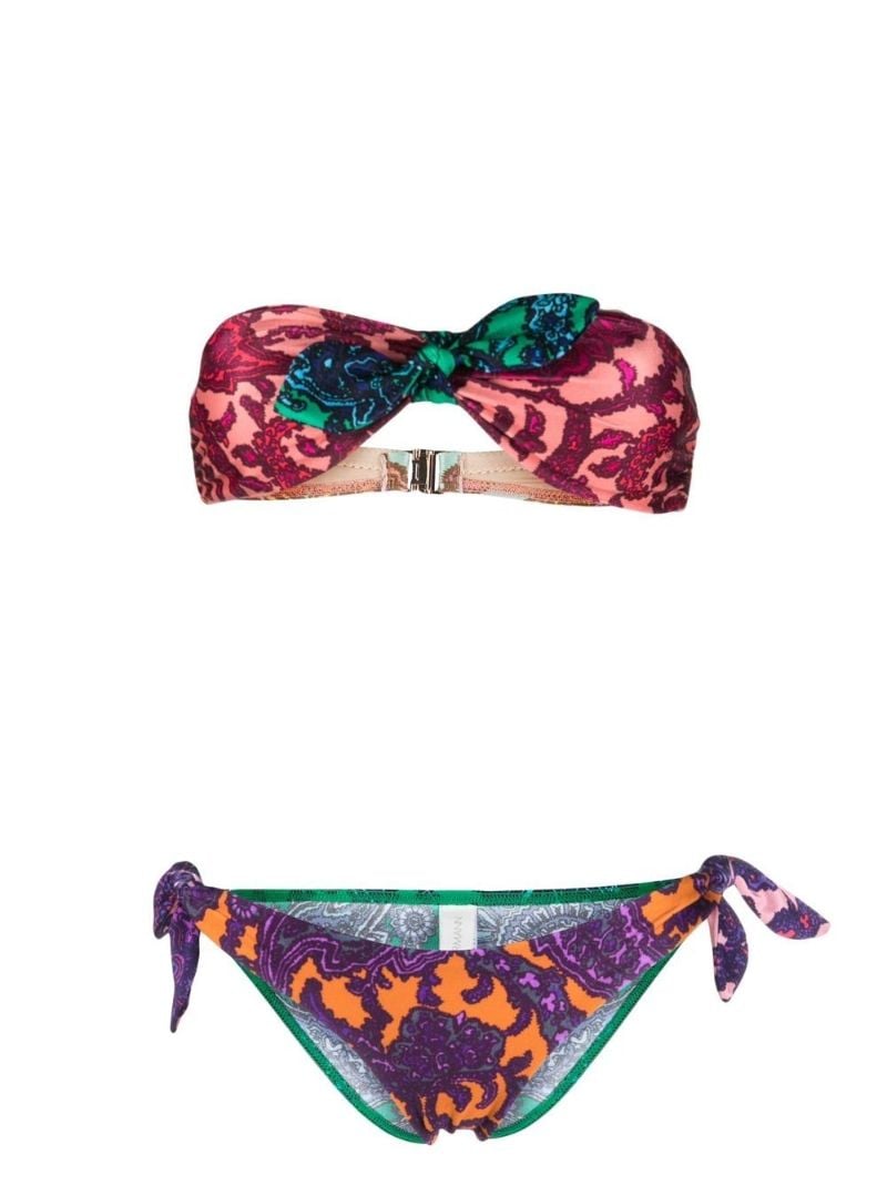 Pink Tiggy Paisley Print Bikini