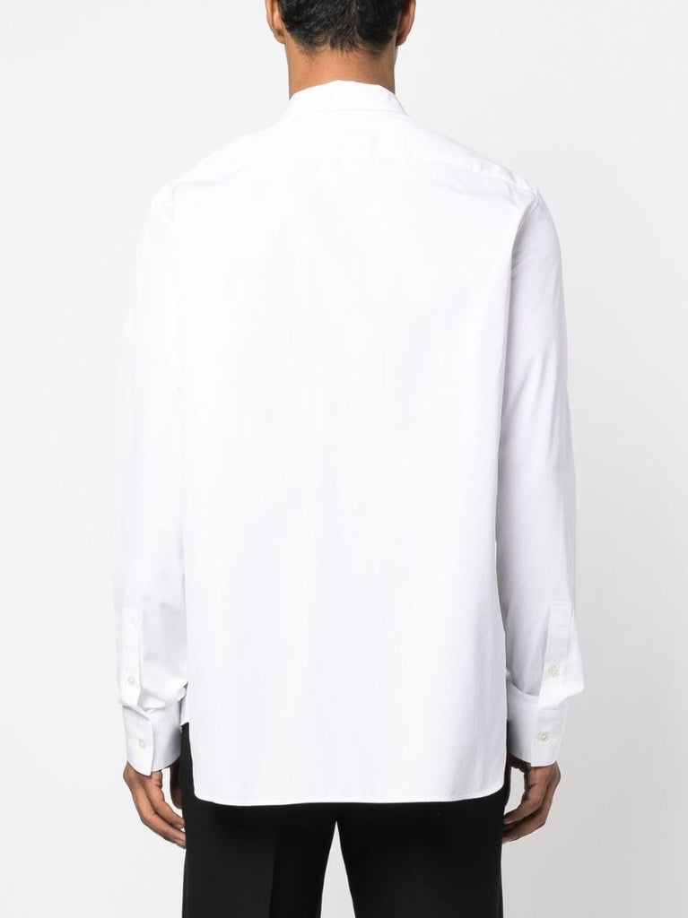 White Long Sleeved Cotton Shirt