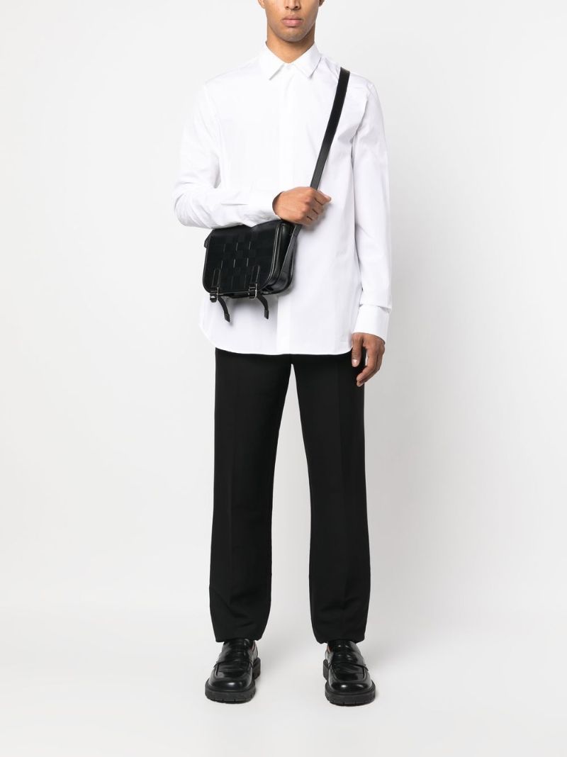 White Long Sleeved Cotton Shirt