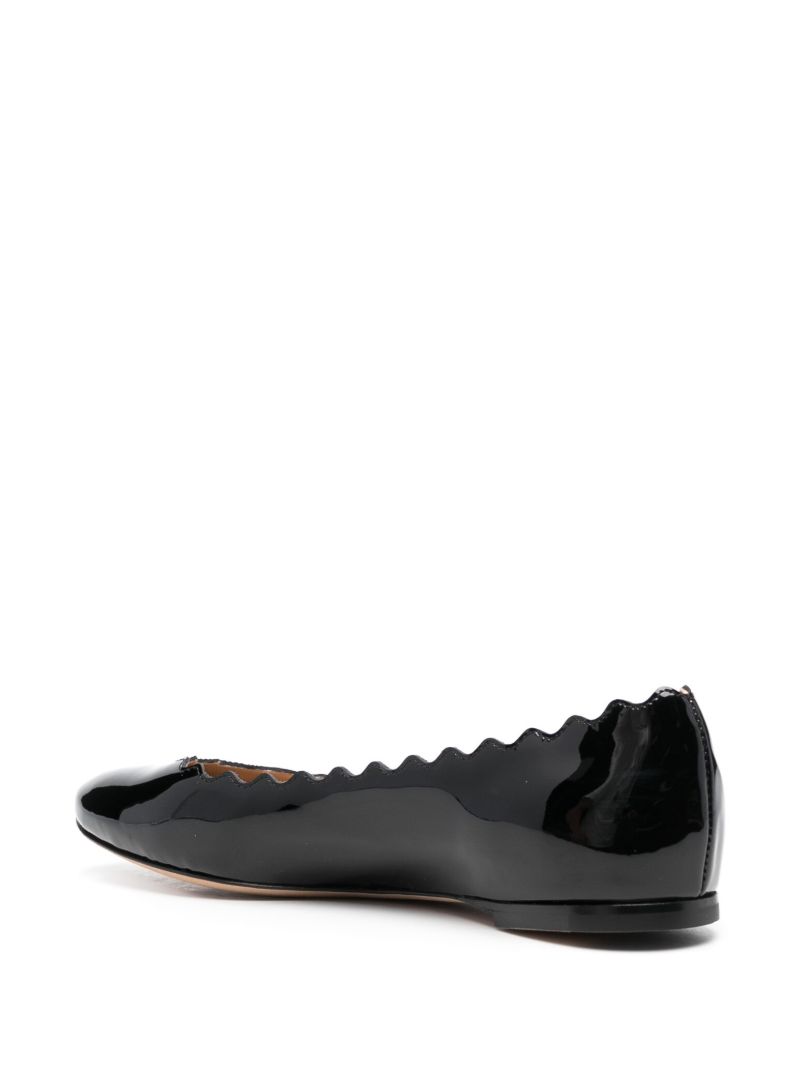Black Patent Leather Ballet Flats