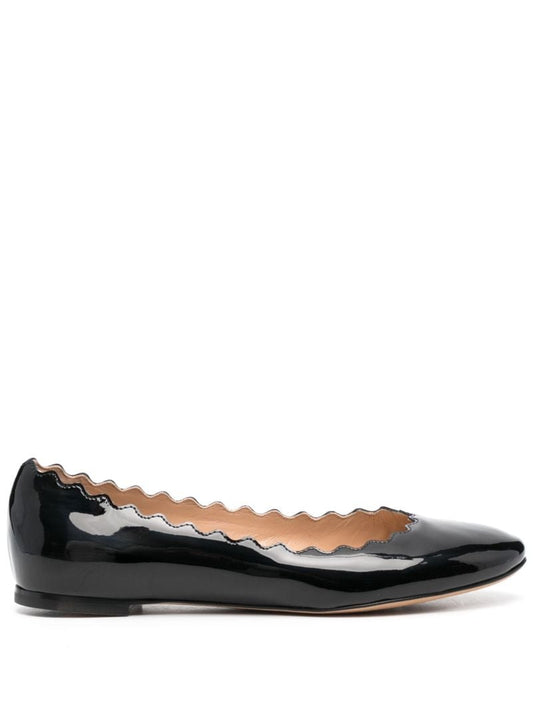 Black Patent Leather Ballet Flats