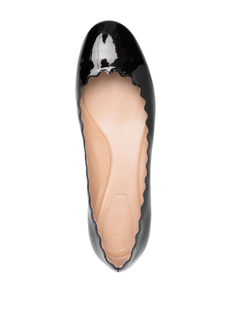 Black Patent Leather Ballet Flats
