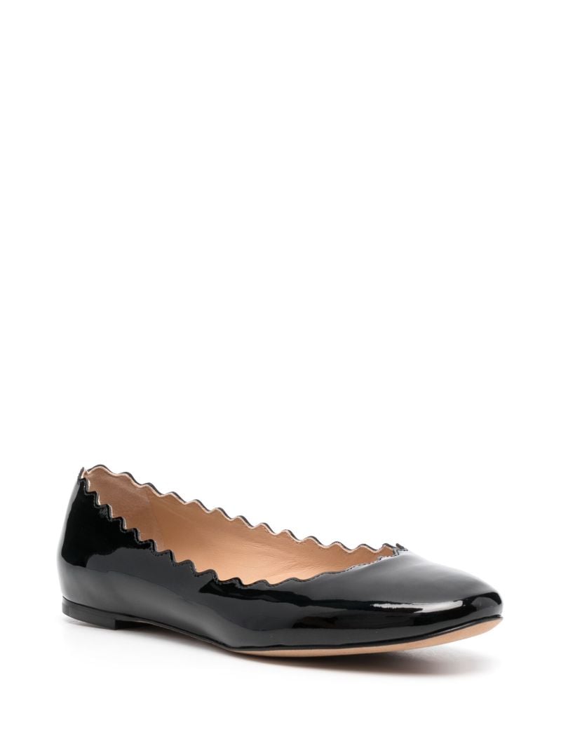 Black Patent Leather Ballet Flats