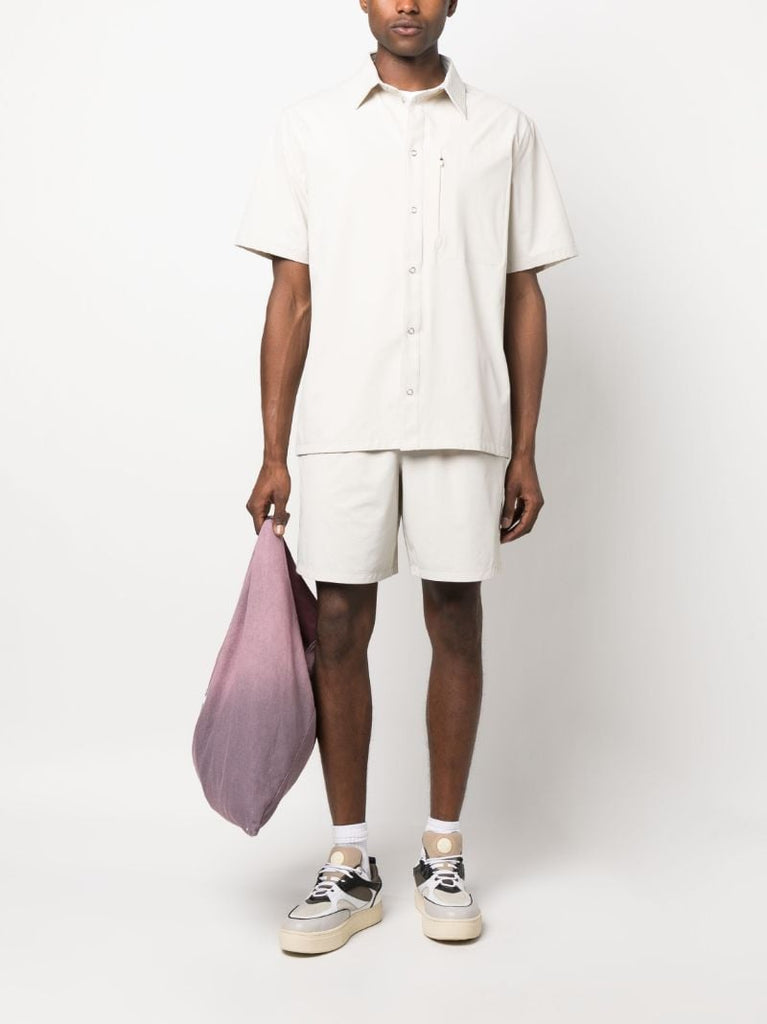 Grey Lola Drawstring Toggle Shorts