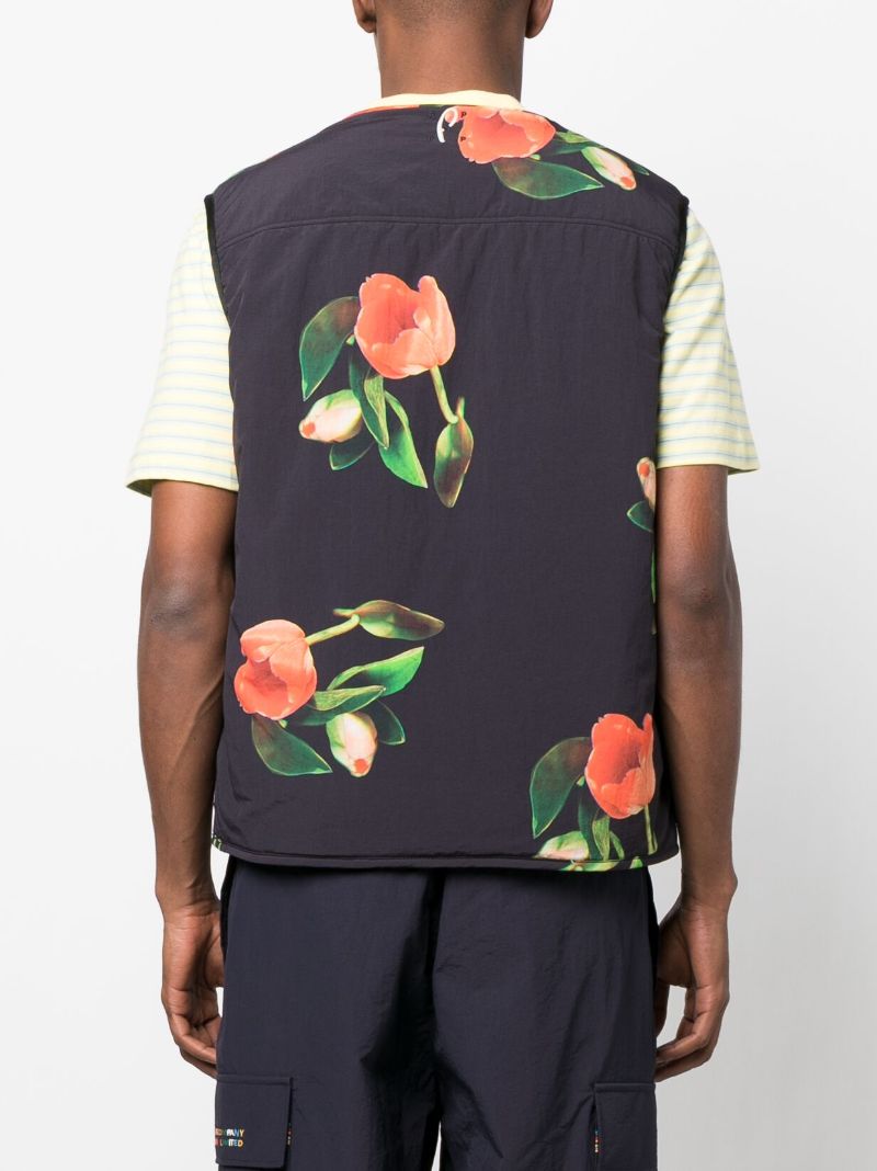 X Paul Smith Black Reversible Gilet