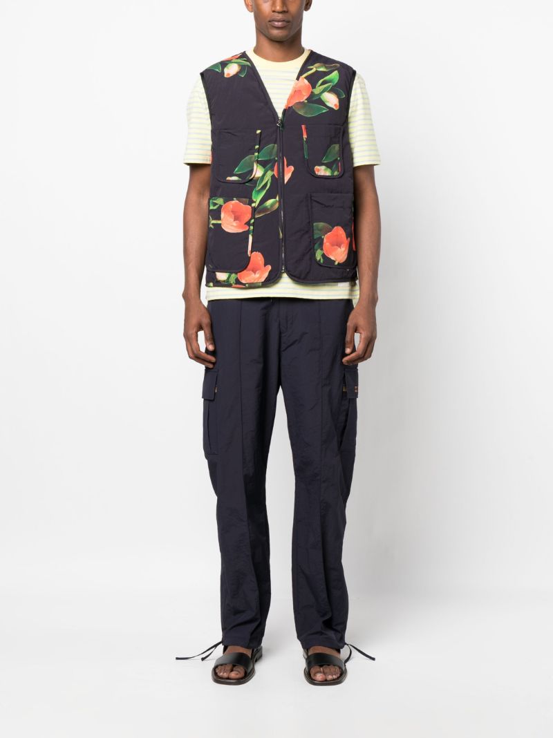 X Paul Smith Black Reversible Gilet