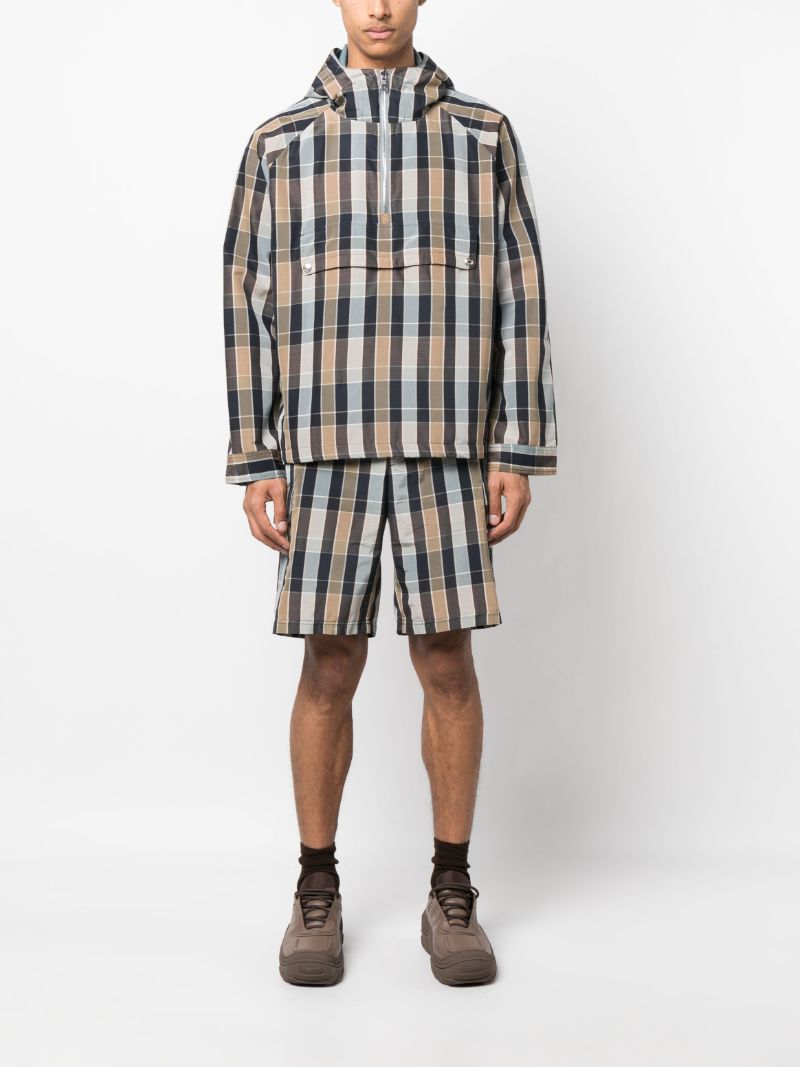 X Paul Smith Brown Reversible Hooded Jacket