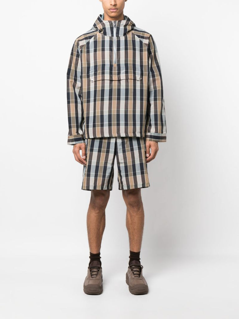 X Paul Smith Brown Reversible Hooded Jacket