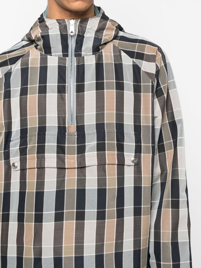 X Paul Smith Brown Reversible Hooded Jacket