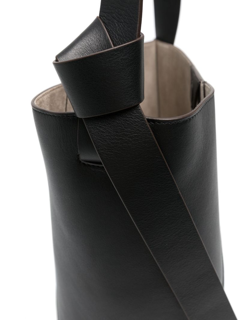 Black Leather Shoulder Bag