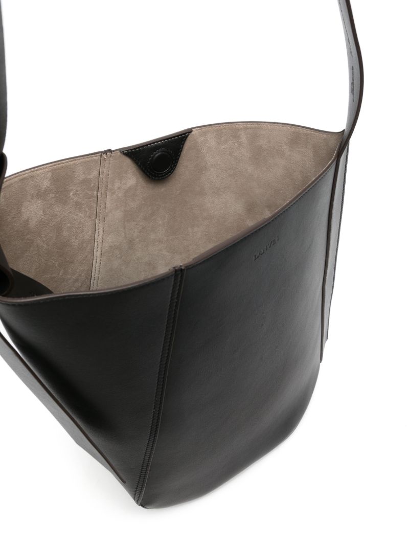 Black Leather Shoulder Bag