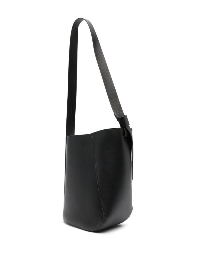 Black Leather Shoulder Bag