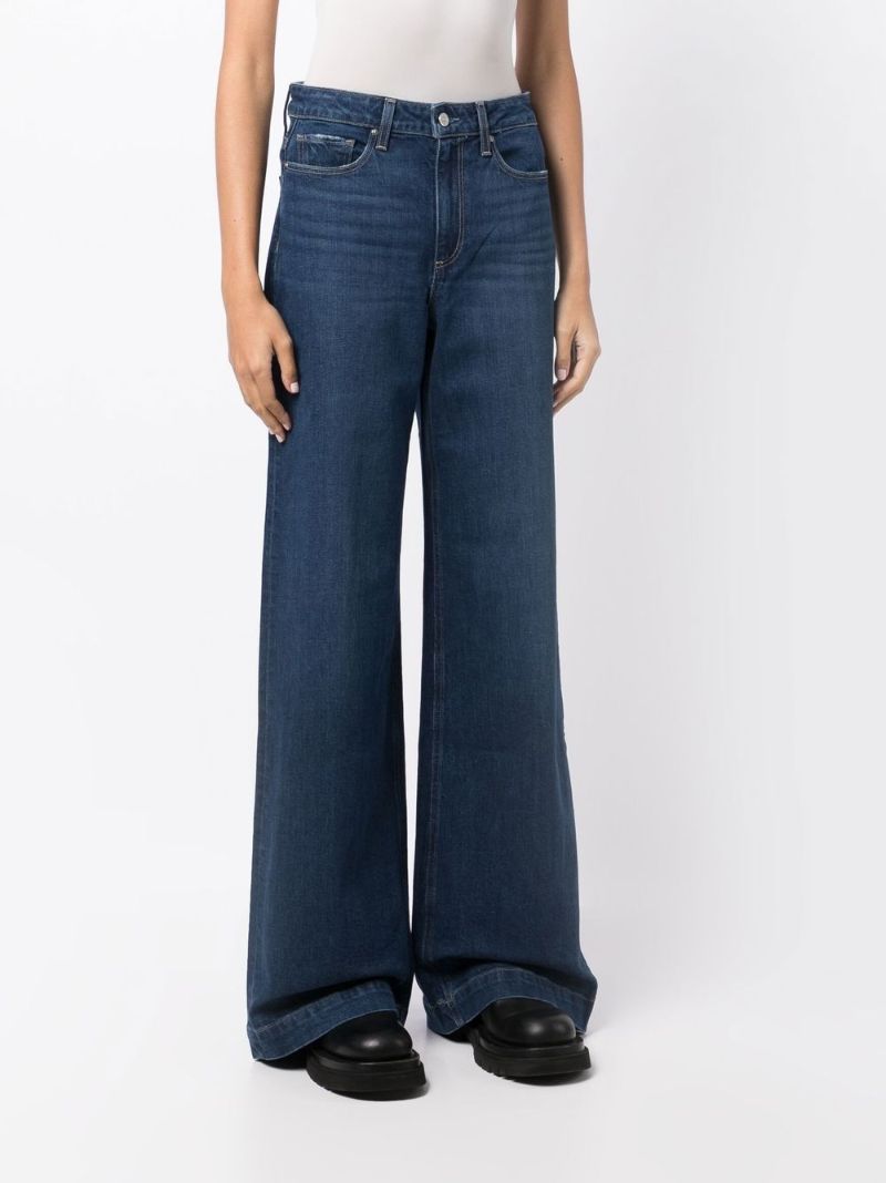 Blue Harper Wide-leg Jeans