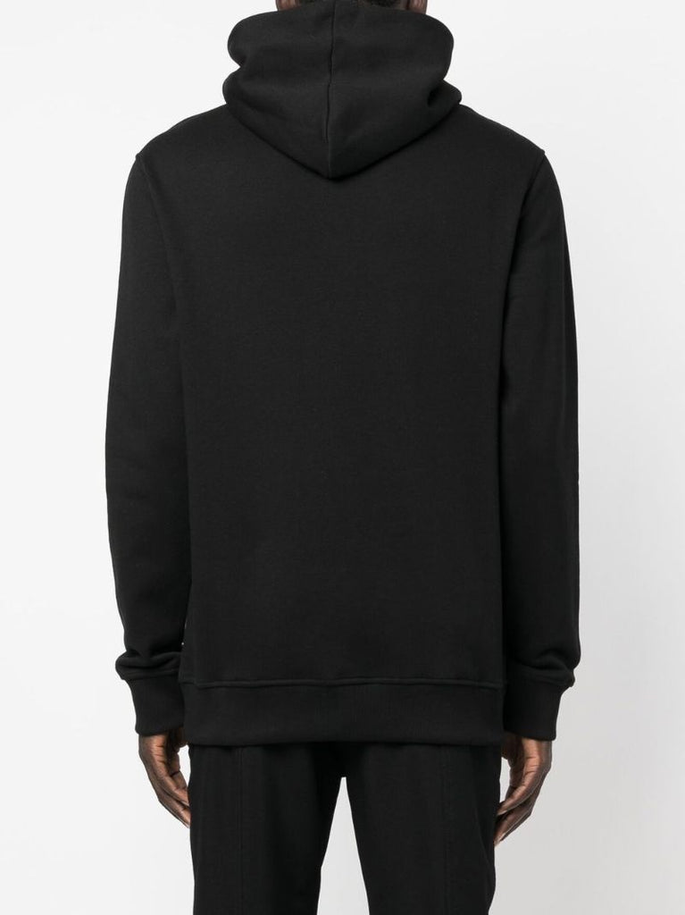 Black Buckle Detail Hoodie