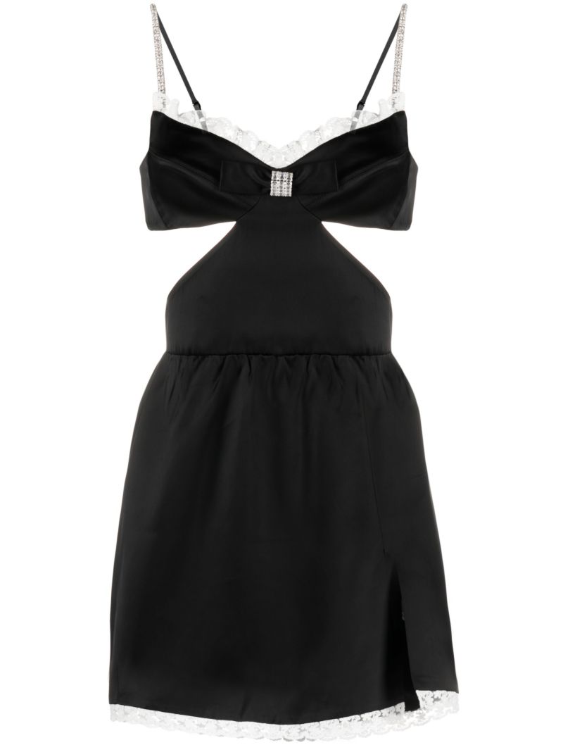 Black Cut-out Mini Dress