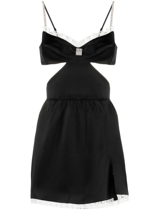 Black Cut-out Mini Dress