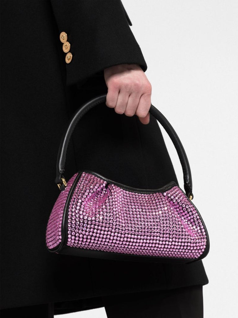 Pink Small Dimple Top Handle Bag