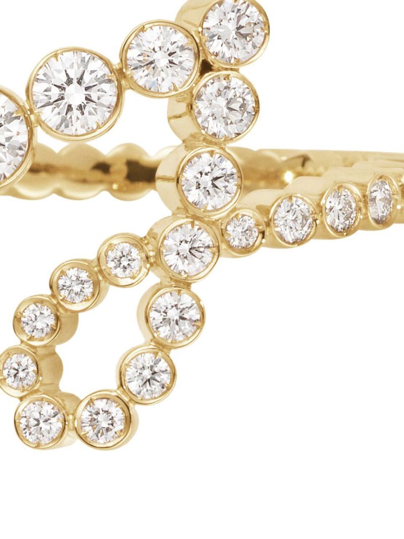 18k Yellow Gold Ensemble J Diamond Ring