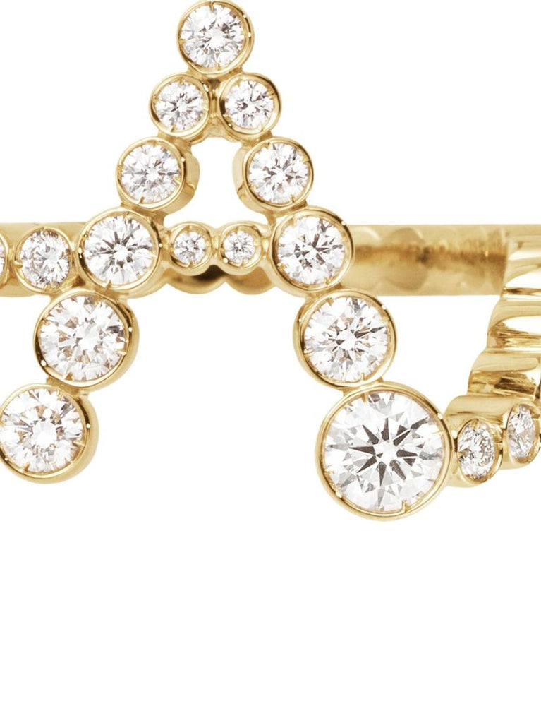 18k Yellow Gold Ensemble a Diamond Ring