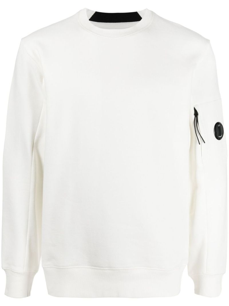Neutral Lens Pocket Cotton Sweatshirt
