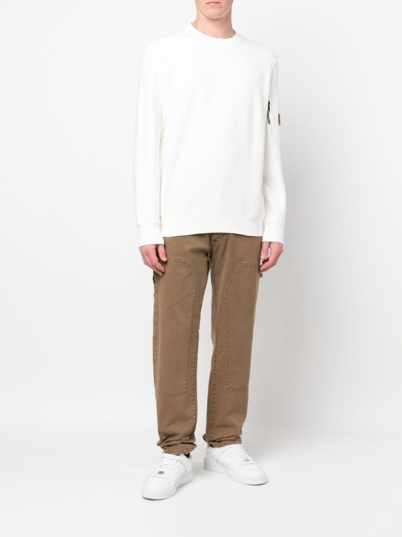 Neutral Lens Pocket Cotton Sweatshirt