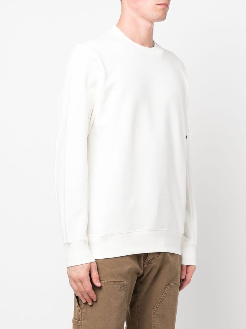 Neutral Lens Pocket Cotton Sweatshirt