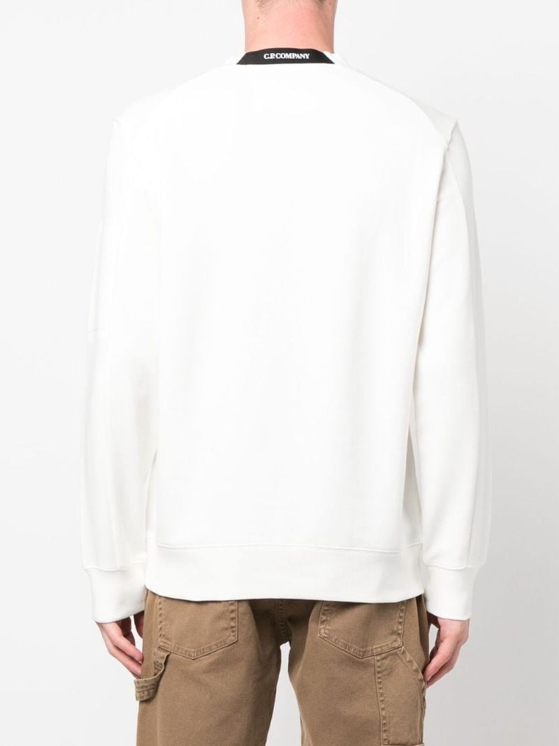 Neutral Lens Pocket Cotton Sweatshirt