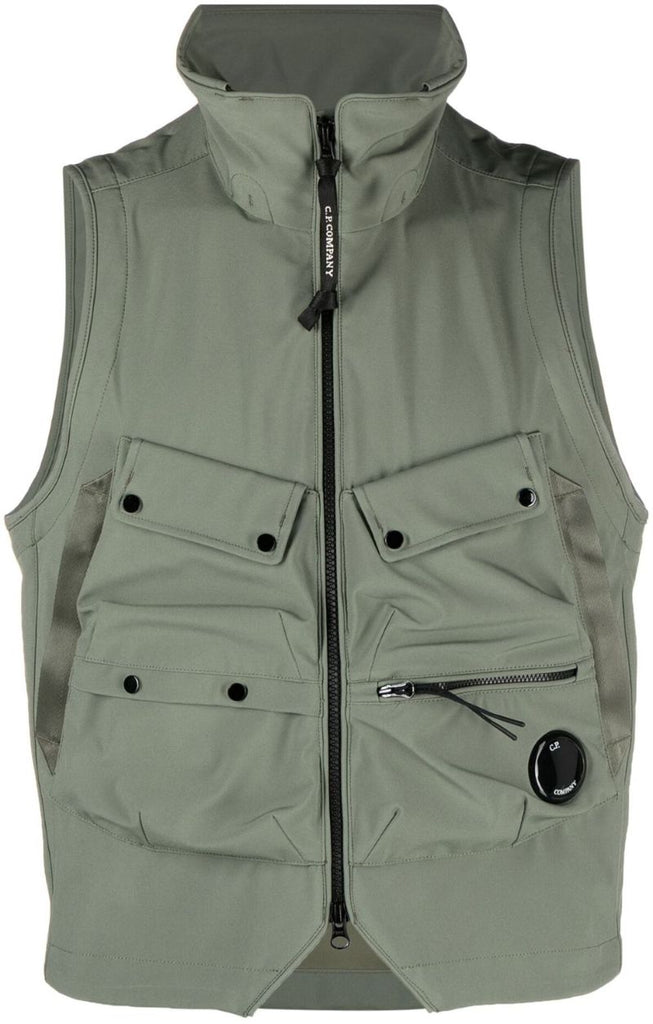 Green Lens Detail Vest