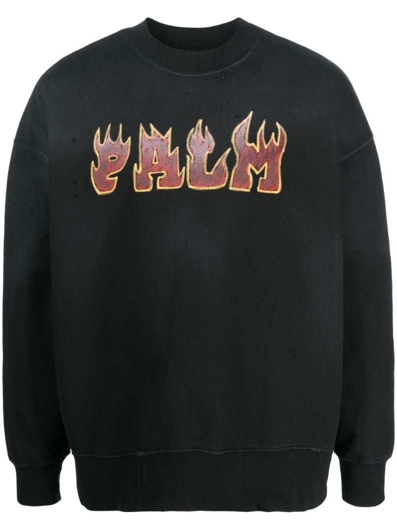 Black Flame Logo Sweatshirt