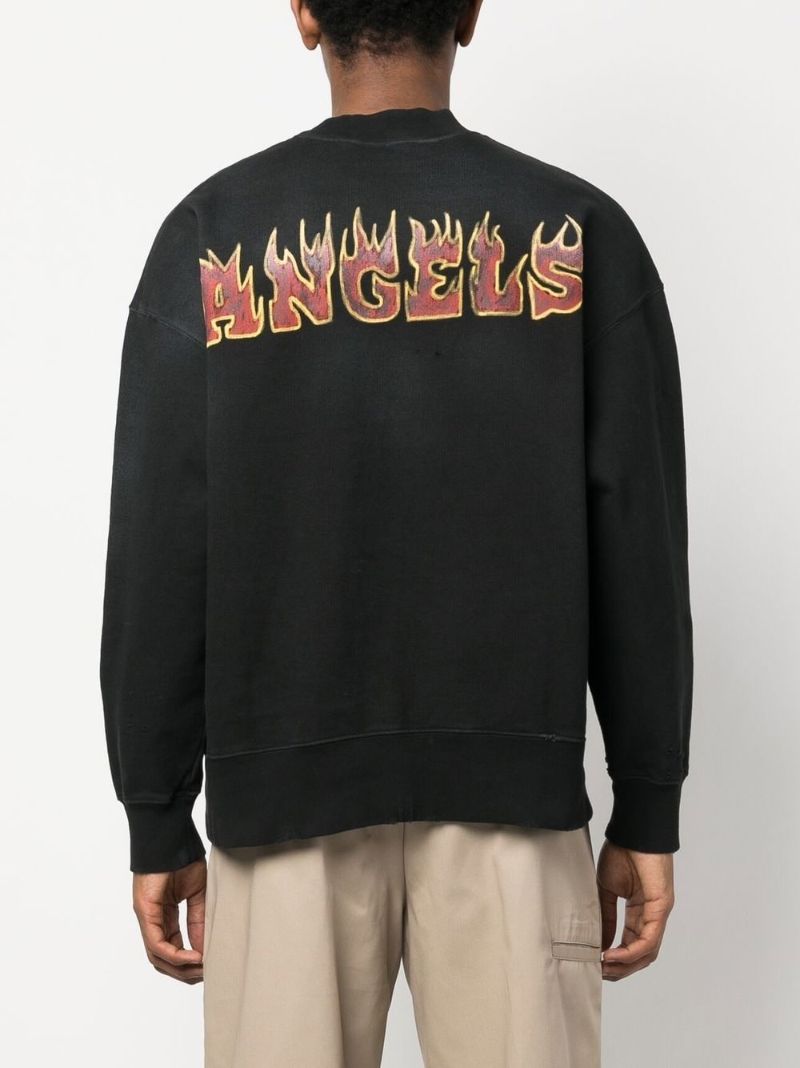 Black Flame Logo Sweatshirt