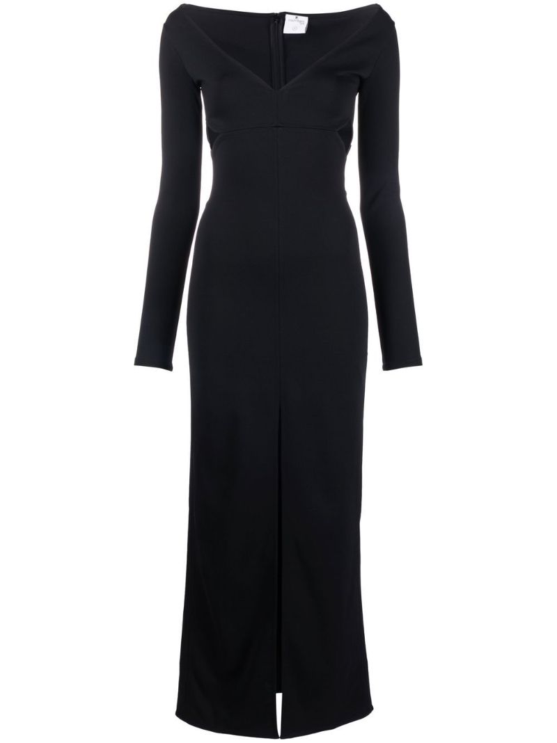 Black Cut-out Maxi Dress