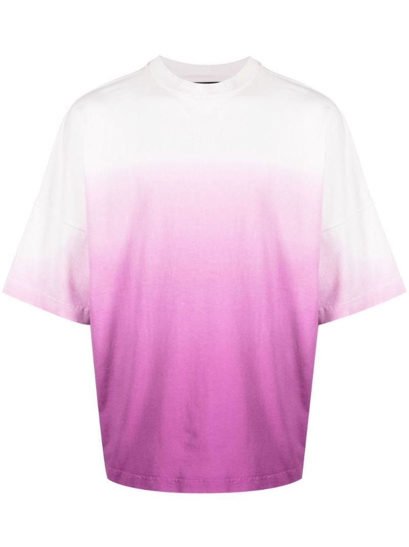 Purple and White OmbrÃ_x0083_Â© T-shirt